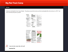 Tablet Screenshot of bigredtrack.weebly.com