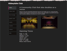 Tablet Screenshot of abbeydale.weebly.com