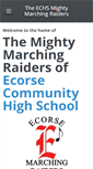 Mobile Screenshot of mightymarchingraiders.weebly.com