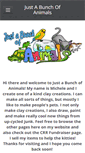 Mobile Screenshot of justabunchofanimals.weebly.com