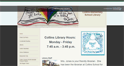 Desktop Screenshot of collinslibrary.weebly.com