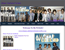 Tablet Screenshot of franny-allstarweekend.weebly.com