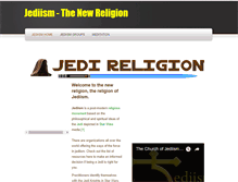 Tablet Screenshot of jediismreligion.weebly.com