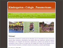 Tablet Screenshot of preschoolsection-panamericano.weebly.com
