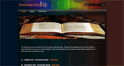 Desktop Screenshot of doctorate.weebly.com