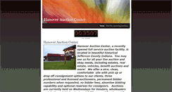 Desktop Screenshot of hanoverauctioncenter.weebly.com
