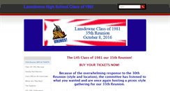 Desktop Screenshot of lhs1981class.weebly.com