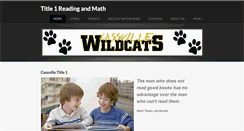 Desktop Screenshot of cassvillereading.weebly.com