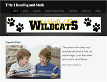 Tablet Screenshot of cassvillereading.weebly.com