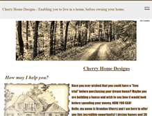 Tablet Screenshot of cherryhomedesigns.weebly.com