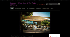 Desktop Screenshot of bar-restaurant-el-taller.weebly.com