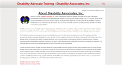 Desktop Screenshot of disabilityadvocatetraining.weebly.com