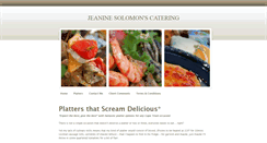 Desktop Screenshot of jeaninesolomonscatering.weebly.com