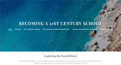 Desktop Screenshot of becominga21stcenturyschool.weebly.com