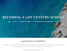 Tablet Screenshot of becominga21stcenturyschool.weebly.com
