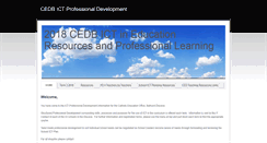 Desktop Screenshot of bthceoictprofdev.weebly.com