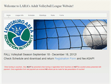 Tablet Screenshot of laravolleyball.weebly.com