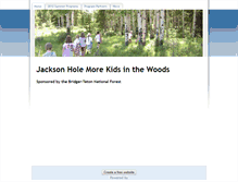 Tablet Screenshot of jhkidsinthewoods.weebly.com