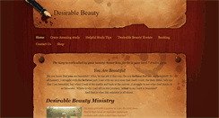 Desktop Screenshot of desirablebeauty.weebly.com