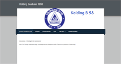 Desktop Screenshot of koldingboldklub1998.weebly.com