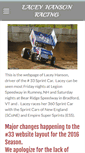 Mobile Screenshot of laceyhansonracing.weebly.com