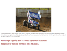 Tablet Screenshot of laceyhansonracing.weebly.com