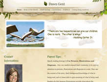 Tablet Screenshot of dawngent.weebly.com