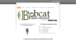 Desktop Screenshot of bobcatradio.weebly.com