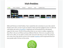 Tablet Screenshot of irish-freebies.weebly.com