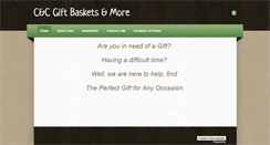 Desktop Screenshot of candcgiftbaskets.weebly.com