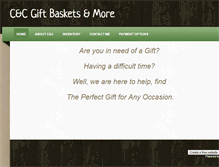 Tablet Screenshot of candcgiftbaskets.weebly.com