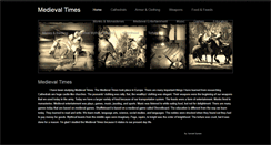 Desktop Screenshot of medievalttimes.weebly.com
