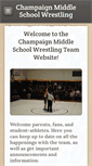 Mobile Screenshot of champaignmiddleschoolwrestling.weebly.com
