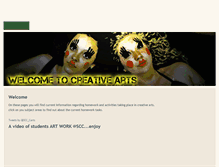 Tablet Screenshot of creativeartscloud.weebly.com