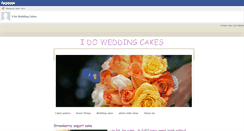 Desktop Screenshot of idoweddingcakes.weebly.com