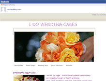 Tablet Screenshot of idoweddingcakes.weebly.com