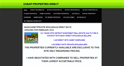 Desktop Screenshot of cheappropertiesdirect.weebly.com