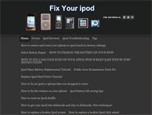 Tablet Screenshot of fixyouripod.weebly.com
