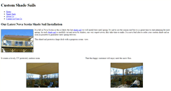 Desktop Screenshot of customshadesails.weebly.com