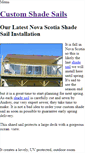 Mobile Screenshot of customshadesails.weebly.com