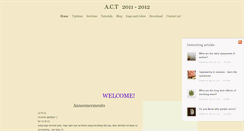 Desktop Screenshot of act2012.weebly.com