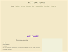 Tablet Screenshot of act2012.weebly.com