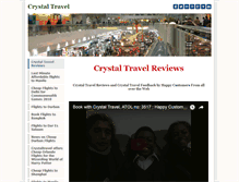 Tablet Screenshot of crystaltravel.weebly.com