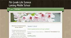 Desktop Screenshot of lmslifescience7.weebly.com