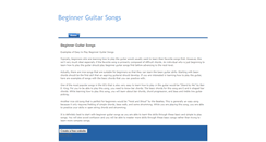 Desktop Screenshot of beginnerguitarsongs.weebly.com
