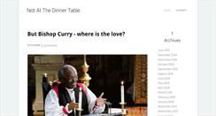 Desktop Screenshot of notatthedinnertable.weebly.com