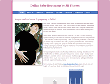 Tablet Screenshot of dallasbabybootcamp.weebly.com