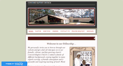 Desktop Screenshot of concordbaptistchurch.weebly.com