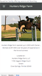 Mobile Screenshot of huntersridgefarm.weebly.com