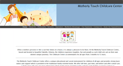 Desktop Screenshot of motherlychildcare.weebly.com